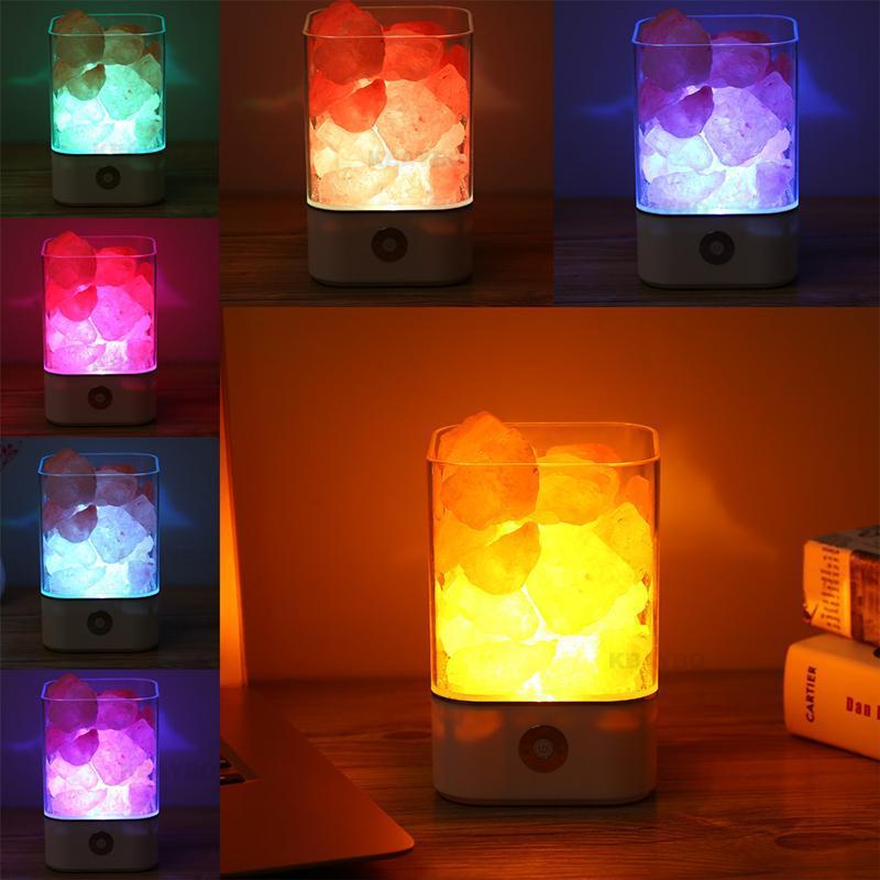 USB Crystal Salt Lamp (7 Colors Option)