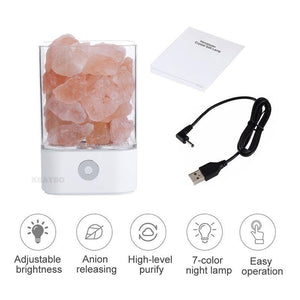 USB Crystal Salt Lamp (7 Colors Option)