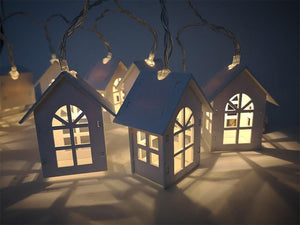 1.5M 10pcs LED Christmas Tree House Style Fairy Light