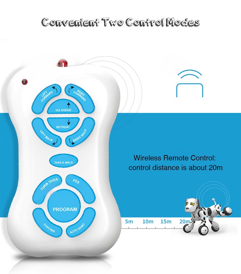 Intelligent Remote Control Robot Dog