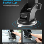 Automatically Locking Windshield Phone Holder, Universal Fit