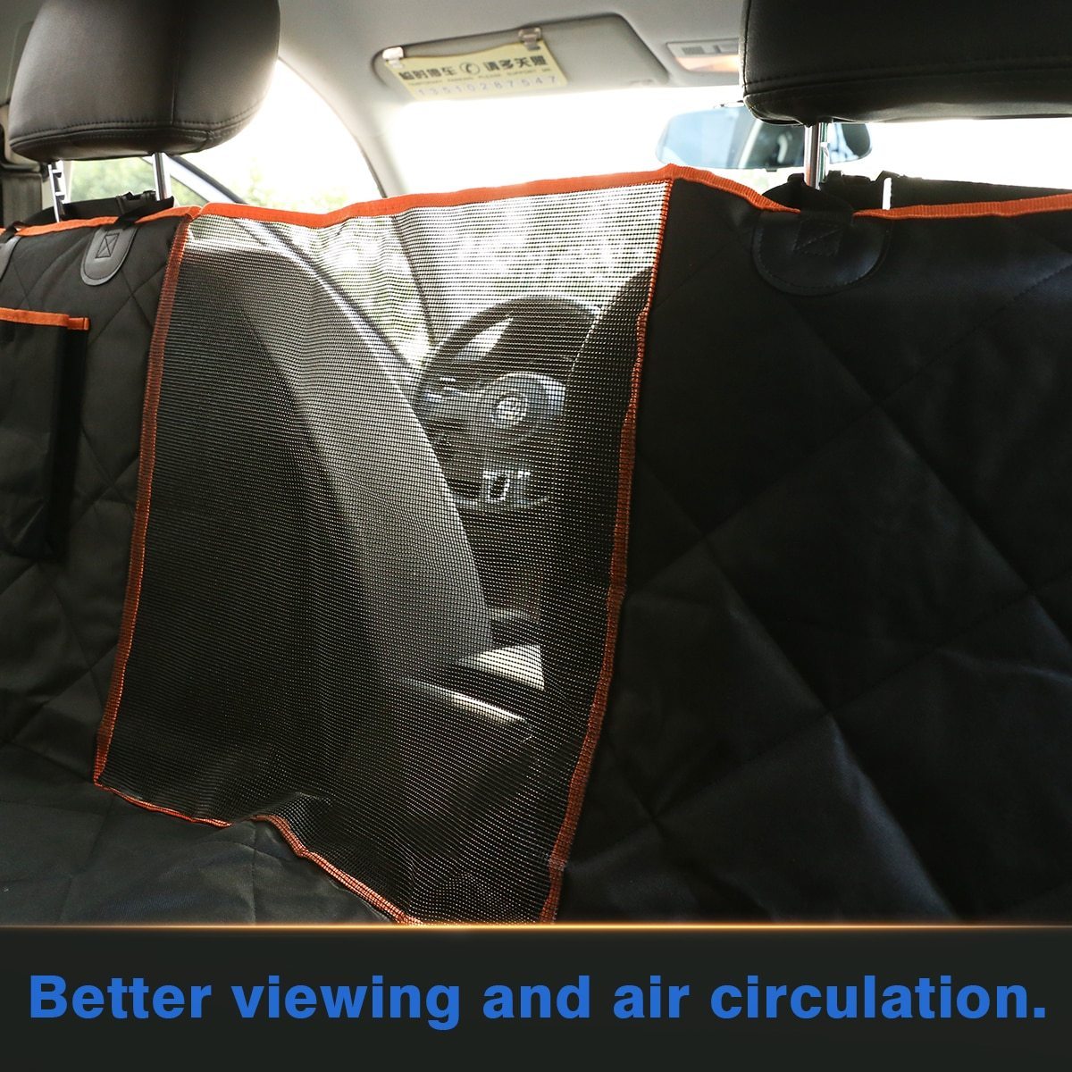 Best Dog Car Seat Cover Hammock Waterproof with Storage Pocket