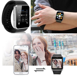 Smartwatch with SIM Card Slot and 2.0MP Camera for iPhone / Samsung and Android Phones