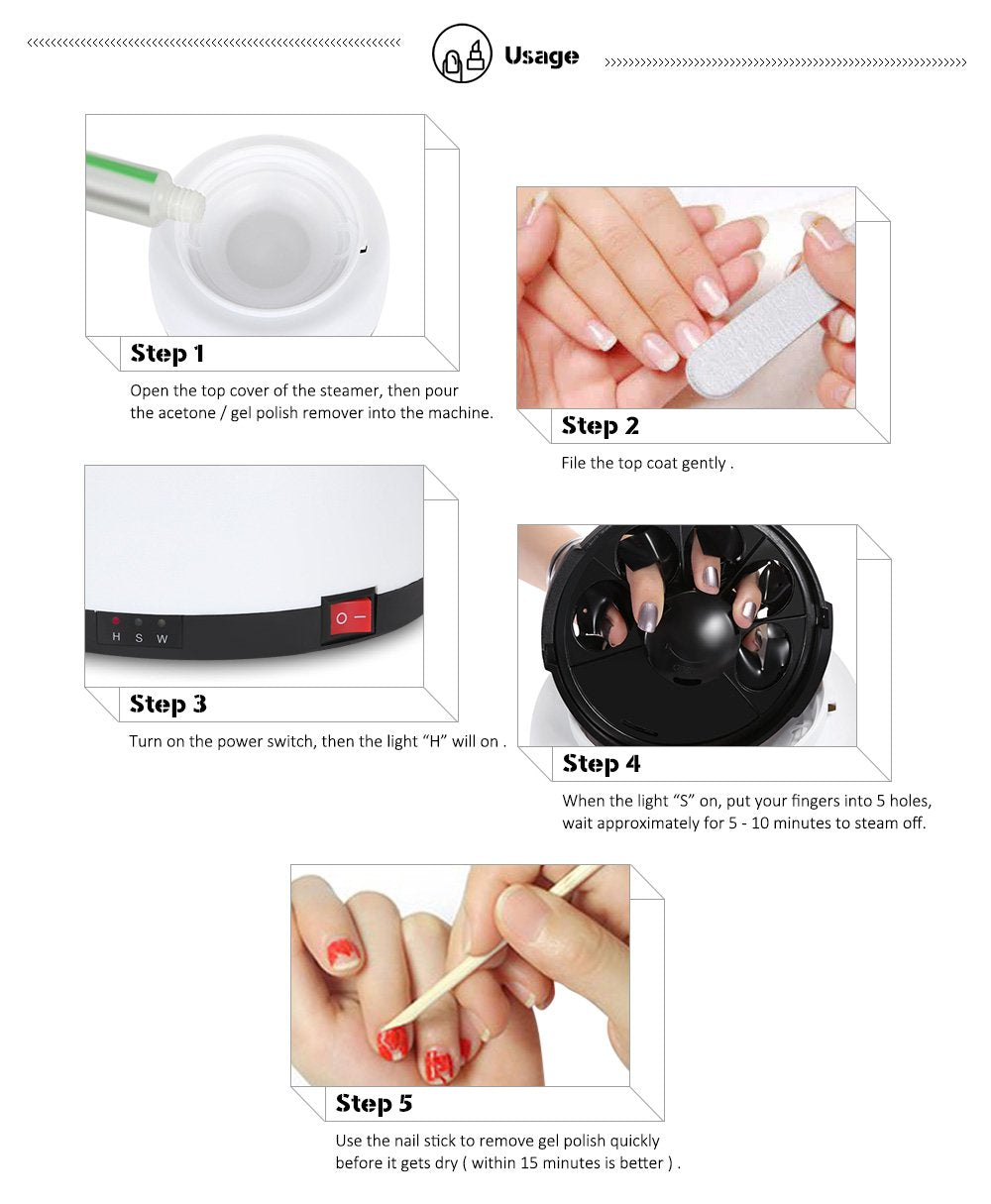 Gel Manicure & Shellac Home Remover