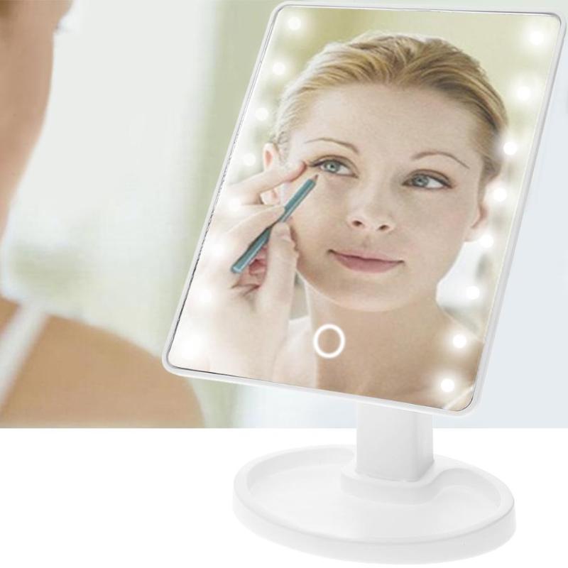 Touch Screen LED Makeup Mirror