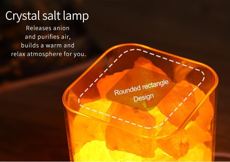 USB Crystal Salt Lamp (7 Colors Option)