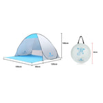 Pop Up Anti UV Beach Tent