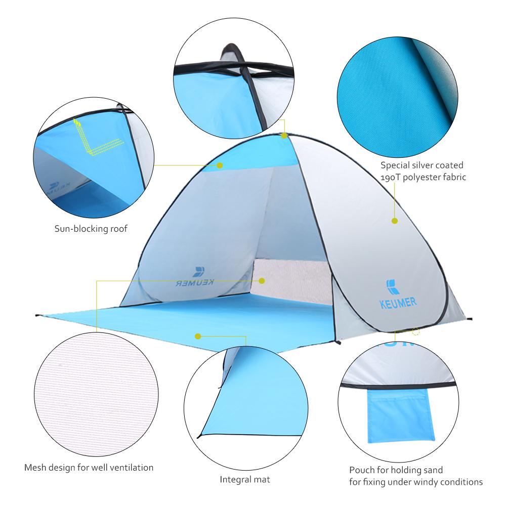 Pop Up Anti UV Beach Tent