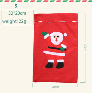 Christmas Gift Bags Santa Claus Snowman