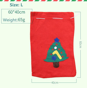 Christmas Gift Bags Santa Claus Snowman