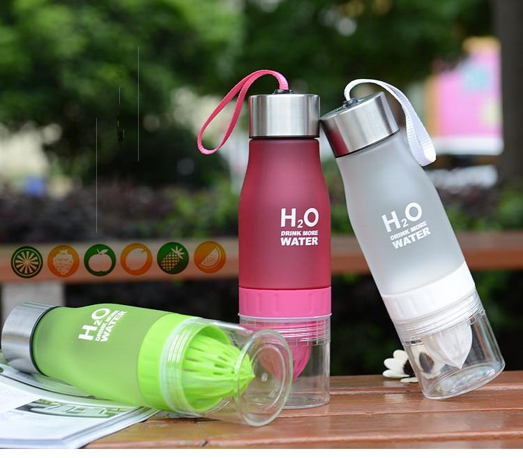 H2O Fruit Infusion Water Bottle 650ml