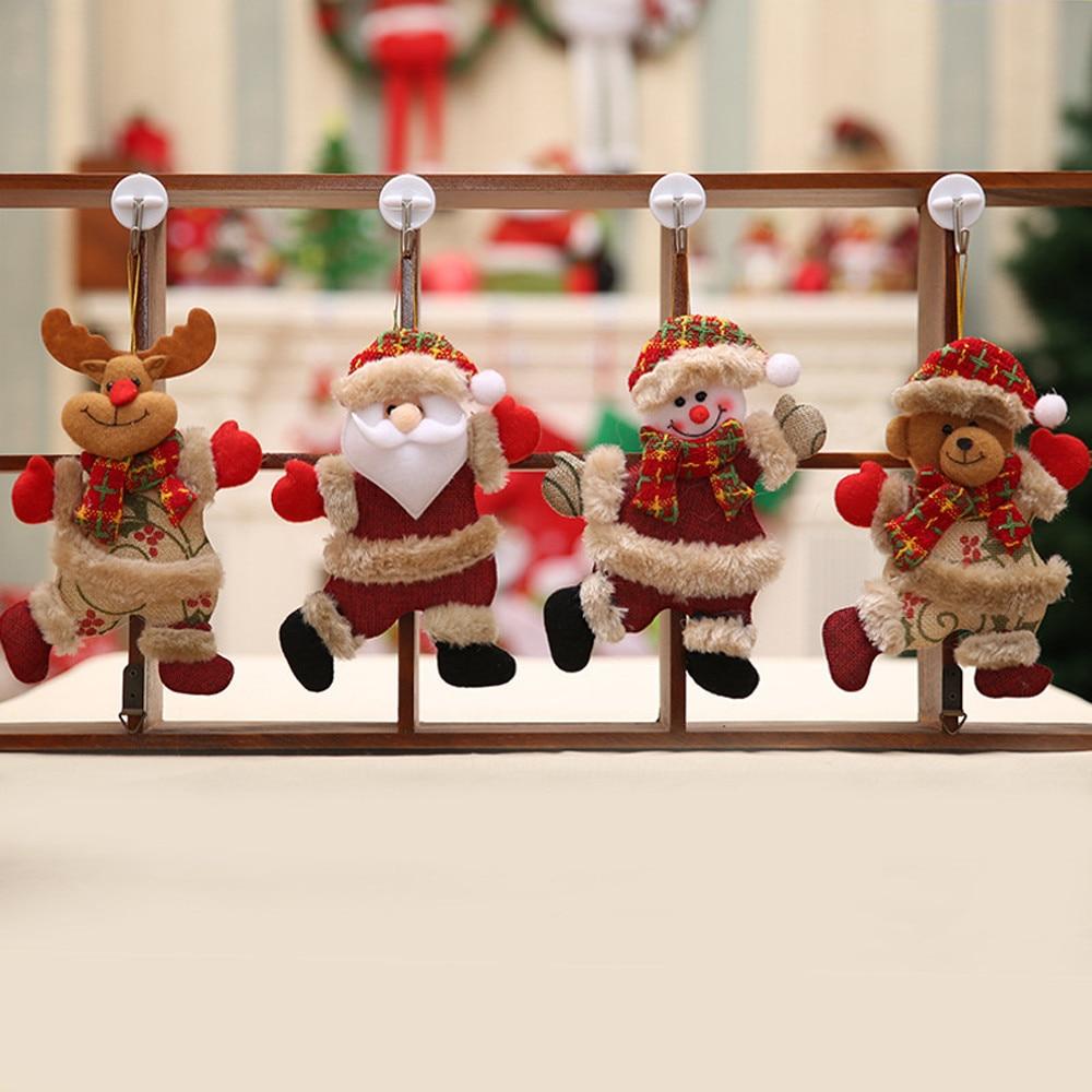christmas ornaments christmas Gift Santa Claus Snowman Tree