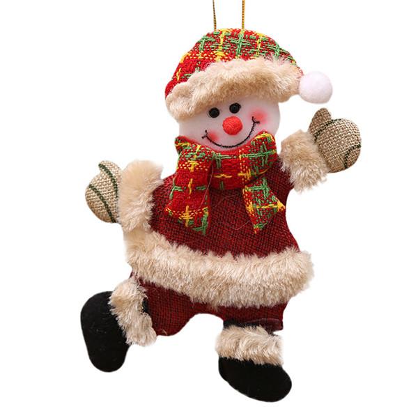 christmas ornaments christmas Gift Santa Claus Snowman Tree