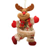 Merry christmas Snowman Tree Toy Doll Hang Decorations