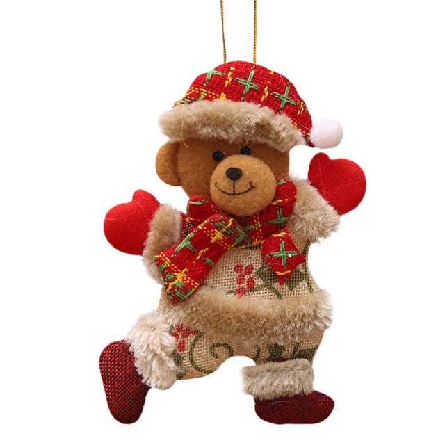 christmas ornaments christmas Gift Santa Claus Snowman Tree