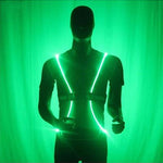 Fiber Optics Reflective LED Vest Belt