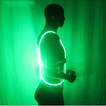 Fiber Optics Reflective LED Vest Belt