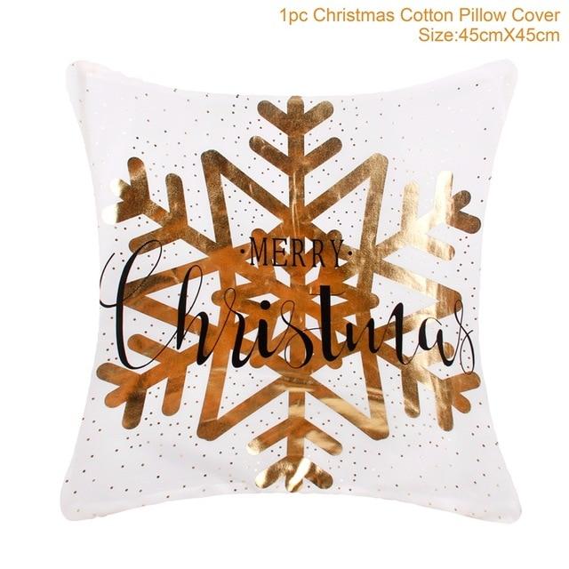 Merry Christmas Decoration for Home Pillowcase