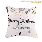 Merry Christmas Decoration for Home Pillowcase