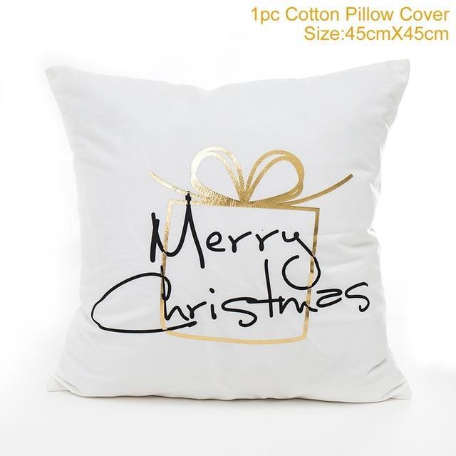 Merry Christmas Decoration for Home Pillowcase