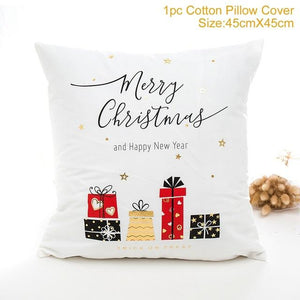 Merry Christmas Decoration for Home Pillowcase