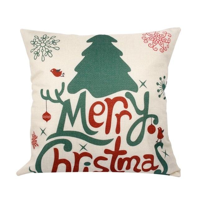 Merry Christmas Decoration for Home Pillowcase