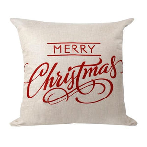 Merry Christmas Decoration for Home Pillowcase