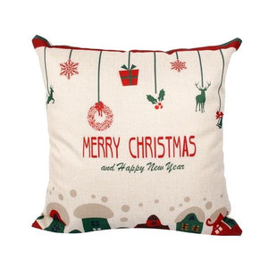 Merry Christmas Decoration for Home Pillowcase