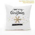 Merry Christmas Decoration for Home Pillowcase