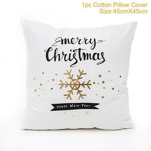 Merry Christmas Decoration for Home Pillowcase