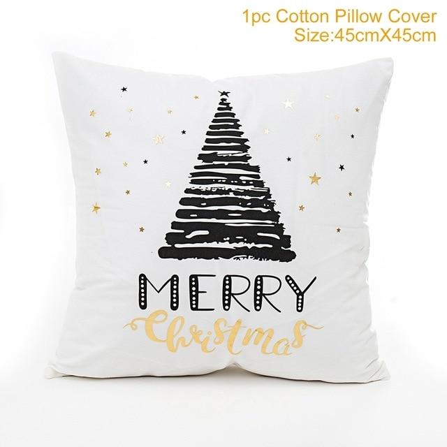 Merry Christmas Decoration for Home Pillowcase