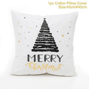 Merry Christmas Decoration for Home Pillowcase