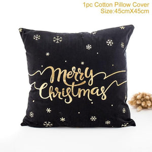 Merry Christmas Decoration for Home Pillowcase