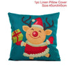 Merry Christmas Decoration for Home Pillowcase