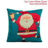 Merry Christmas Decoration for Home Pillowcase