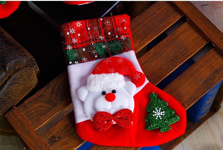 Santa Snowman Pendant  Socks