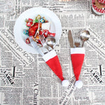 1PC Christmas Decorative tableware Knife Fork Set