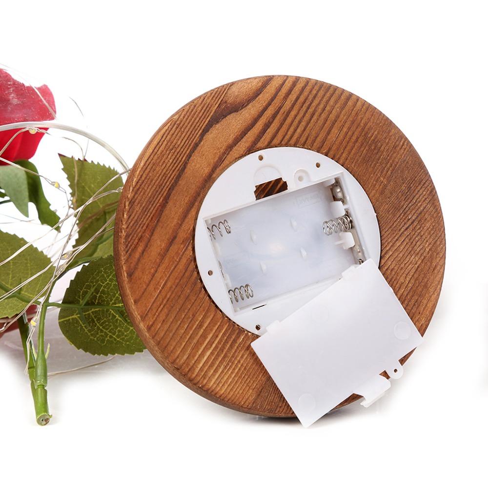 Enchanted Rose Flower LED Lamp