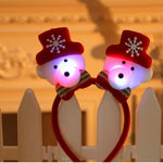 Christmas Santa Reindeer Snowman Bear LED Light Headband