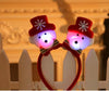 Christmas Santa Reindeer Snowman Bear LED Light Headband