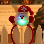 Christmas Santa Reindeer Snowman Bear LED Light Headband