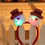 Christmas Santa Reindeer Snowman Bear LED Light Headband