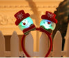 Christmas Santa Reindeer Snowman Bear LED Light Headband