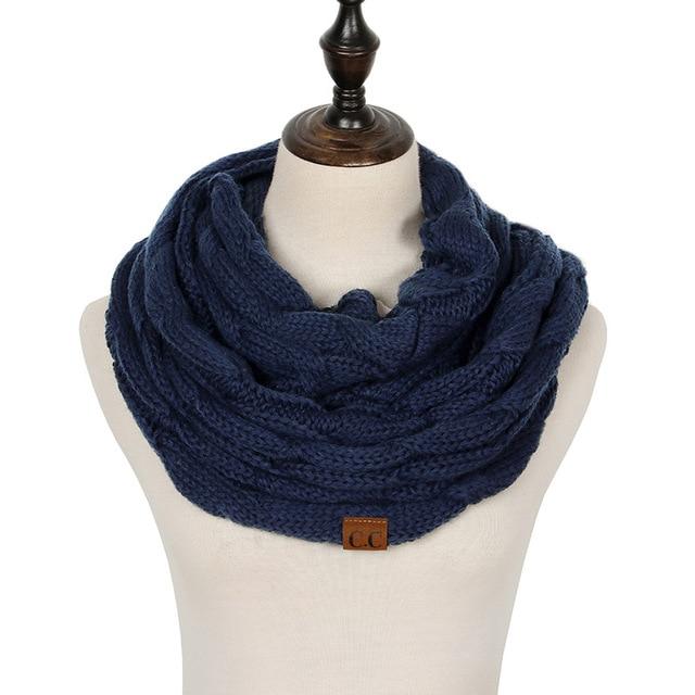 Cable Knit Infinity Scarf