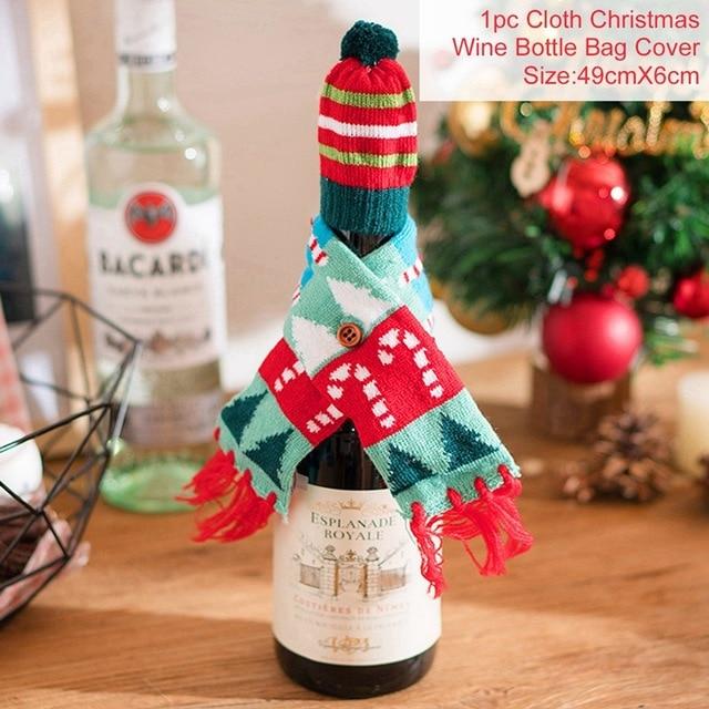 Christmas Wine Bottle Cover