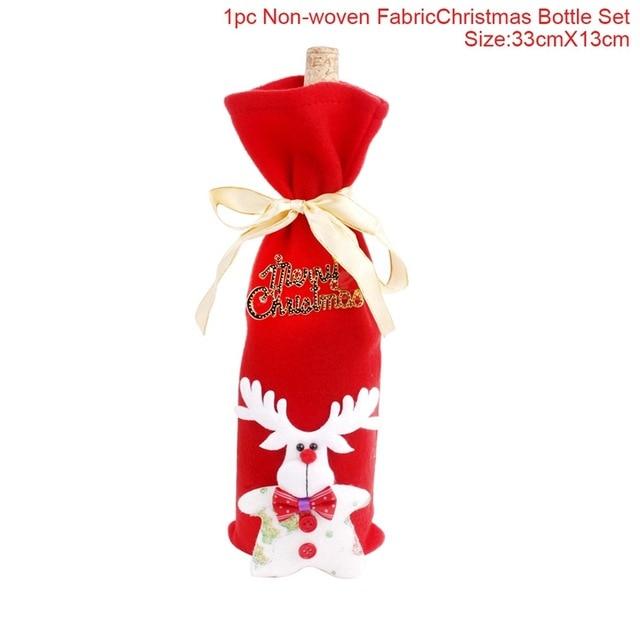 Christmas Wine Bottle Cover