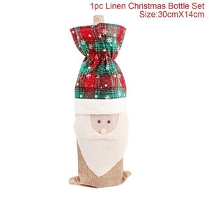 Christmas Wine Bottle Cover