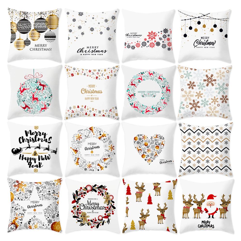 Merry Christmas Decoration for Home Pillowcase