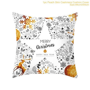 Merry Christmas Decoration for Home Pillowcase