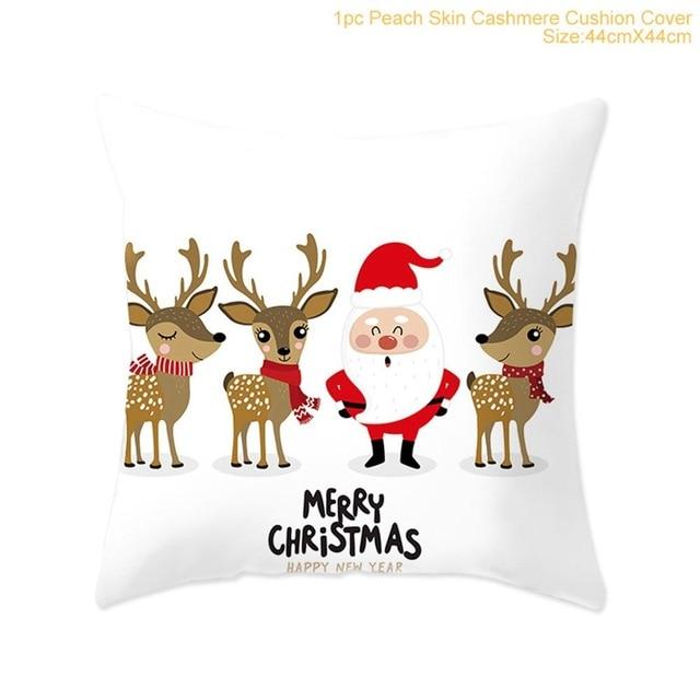 Merry Christmas Decoration for Home Pillowcase